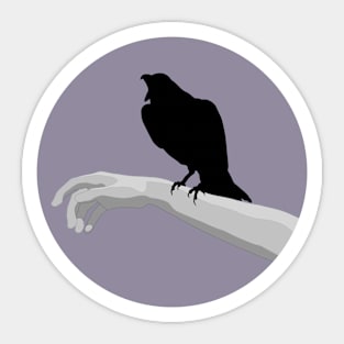 Raven & Arm Sticker